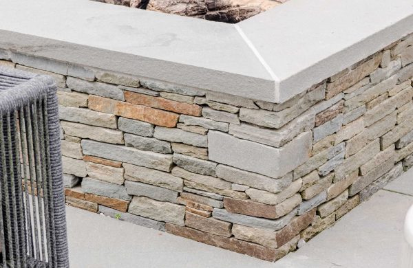 Stonewall and Fire Pit Design